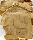 1908 Mccall Sewing Pattern  2541 Mens Neglige Shirt Size 38 Chest Antique 1191