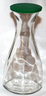 Vintage Good Seasons Salad Dressing Glass Cruet W Green Lid Oil Vinegar Bottle