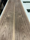 muddy  Walnut Raw Wood Veneer 2 Sheets 60   X 10   812b
