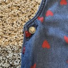 Max Studio Heart Ruffle Light Denim Jumper Dresssize 6