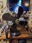 Vtg  Ge General Electric Oscillatin Brass Fan  Works Great 17  New Wiring Clean 