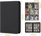 9 Pocket Card Binder  Premium Zip Trading Card Binder  540 Double Sided Pocke   