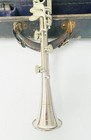A  Fontaine Silver Plated Clarinet W  Case Mouthpiece Ligature Vintage