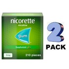 Nicorette Fresh Mint Gum 2mg 210 Pieces Pack Of 2