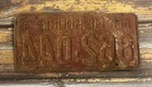 1954 Missouri License Plate 862-044 Rustic Rusty