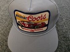 Vintage Bill Elliott Hat 80s Nascar Coors Racing Trucker Cap Ford Stockcar H24