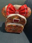 Disney Loungefly Christmas Holiday Gingerbread Mini Backpack   Ears Set Nwt