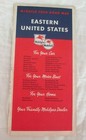 1950  Mobilgas   Eastern United States   Miracle-fold Road Map
