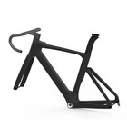 Disc Brake Road Bike Frame Aerodynamic High Speed Carbon Handlebar Bike Parts