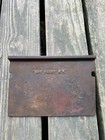 Vintage Cast Iron Wood Stove Heater Door Part About 9 1 2    X 6 1 2    Hot Point Kh