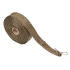 2  X 50ft  10 Ties Kit Motorcycle Universal Exhaust Lava Manifold Heat Wrap Tape