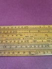 Late 1700 s Dring   Fage Double Slide Rule Gauge Ruler Brewer Vintage Antique