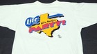 Miller Lite Beer Texas We re Having A Party 1989 Vintage T-shirt Size Medium