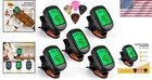 Clip On Guitar Tuner 5 Pack For All Instruments With Lcd Display And Guitar P   