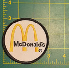 Mcdonalds Patch 3  Diameter Heat Seal Backing Mcdonalds Iron On Or Sew On Patch