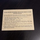 Military Em Club Membership Card Gablingen Germany Vtg