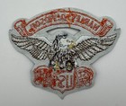 Harley-davidson Eagle Est 1903 Made In Usa Embroidered Patch Biker Motorcycle