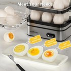 Evoloop Rapid Egg Cooker Electric 12 Eggs Capacity  Soft  Medium  Hard Boiled  P