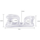 2pcs Silicone Gel Toe Separator Straightener Foot Care Bunion Corrector - New