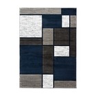 Rugshop Rugs For Bedroom Contemporary Modern Boxed Color Block Living Room Rugs