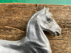 Antique Trotting Horse Weathervane Lightning Rod Original Barn Roof Folk Art