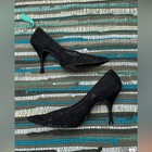 50s Vintage Lace Pointed Toe Stiletto Sz 7