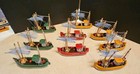 Small Vintage Wooden Fishing Boat  Ships  Boat Ornament  Nautical Decor  Nos