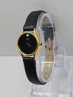 Rare Womens Vintage Pulsar Gold Tone Watch Y150-0a70 Leather Band New Battery 