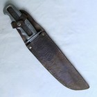 Australia Original Ww2 Gregsteel Fighting Knife  Signed Orig Leather Sheath Rare