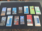 Vintage Road Map Lot Of 13 Assorted Michigan Cities counties Travel Guides Maps