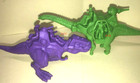 Dino Riders Box Set Rulon Warriors Battle Pack 20 Piece Mini Dinosaur Figure Toy