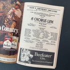  a Chorus Line  Playbill 1984 Broadway  Nyc Shubert Theatre