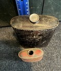 2 Different Old Gunpowder Empty Gun Powder Tins Japanned Color   Small Red One