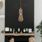E26 Copper Medium Base Light Socket Vintage Edison Lamp Holder For Pendant
