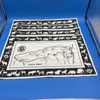 South Africa Souvenir 4 Cloth Placemats Place-mats Kruger National Park Unused
