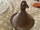 Vtg  Copper Glass Porch Lamp Light Fixture Arts   Crafts Mission Tudor Part