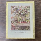 Vtg Antioch Bookplates Greenhouse Garden - Set 50 In Box Made In Usa Open Box