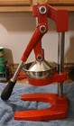 Palm Restaurant Heavy Duty Commercial Manual Fruit Press Juicer Citrus Red Sk-e