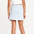 Old Navy Size Xl 14-16 High Waisted Dynamic Fleece Skirt Skort Light Blue White