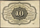 First Issue 1862-1863 Postage Currency Ten Cent Fractional Currency Note Fr 1242