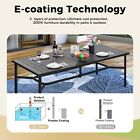 9pcs Outdoor Furniture Set Patio Dining Table Chairs Set Wicker Rattan Armchairs