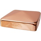 3 5  X 3 5  Solid Copper Pyramid Post Cap For True actual 3 5  X 3 5  Wood Posts