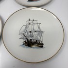 Vintage Nautical Decor Clipper Ship Collector Plate Set Of 4 Japan