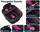 Collapsible Electric Foot Spa Bath Massager With Heat Bubbles Pedicure Attach   