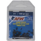Afw Single Barrel Crimps Copper Crimp Sleeve Leader Making Sleeves Size 0-7