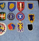 21  Vintage Military Patches  From Variuos Wars