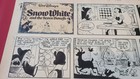 Disney Original Production Art Page Snow White Comic Collectible