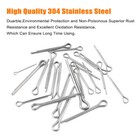 230 Pcs Cotter Pin Assortment Set 304 Stainless Steel Value Kit Us