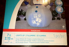 Gemmy 7 Ft Led Snowman Panorama Projector 360   Airblown Inflatable Rare Nib