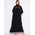 Embroidery Dubai Abaya Kaftan Women Muslim Long Maxi Dress Islamic Casual Robe